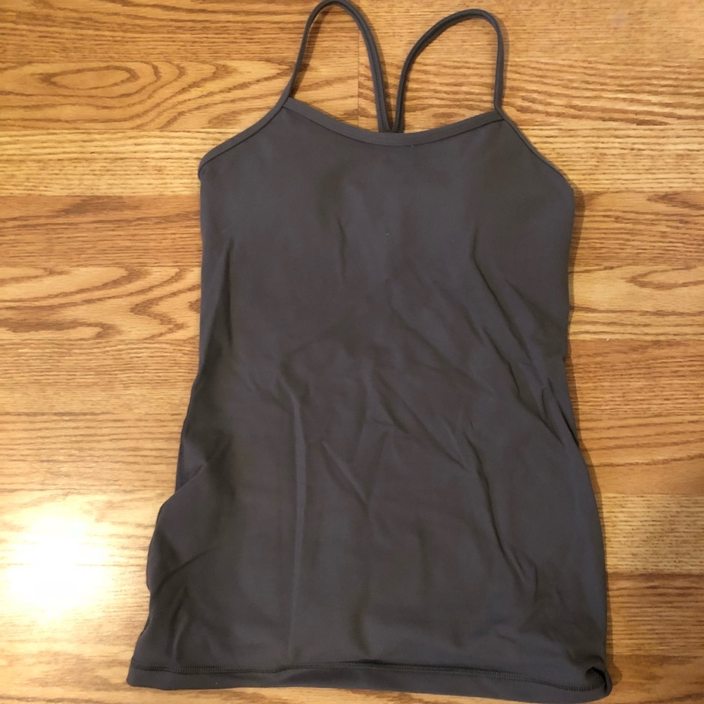 Lulu lemon power y tank grey